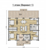 Дом из клееного бруса VZ-321